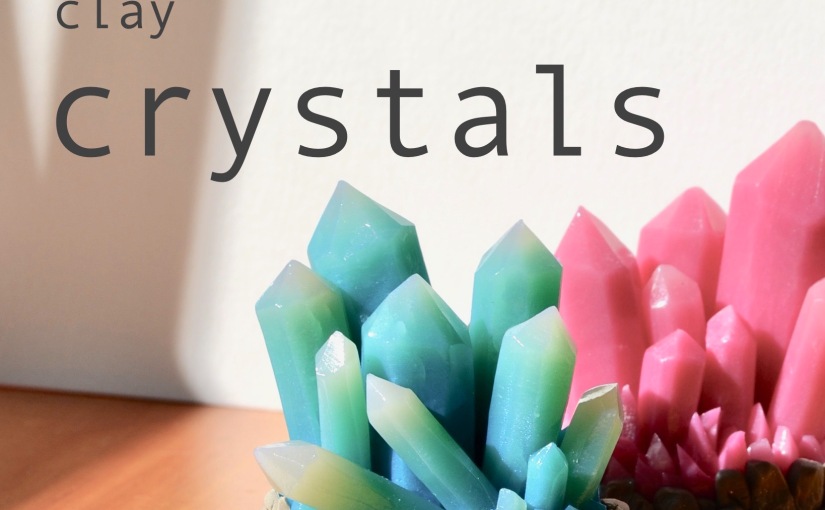 Make Polymer Clay Crystals // DIY Tutorial